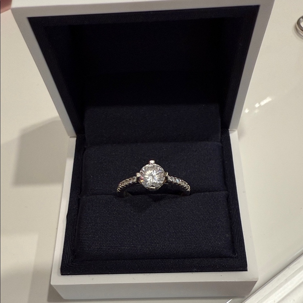 CZ Solitaire Travel Ring